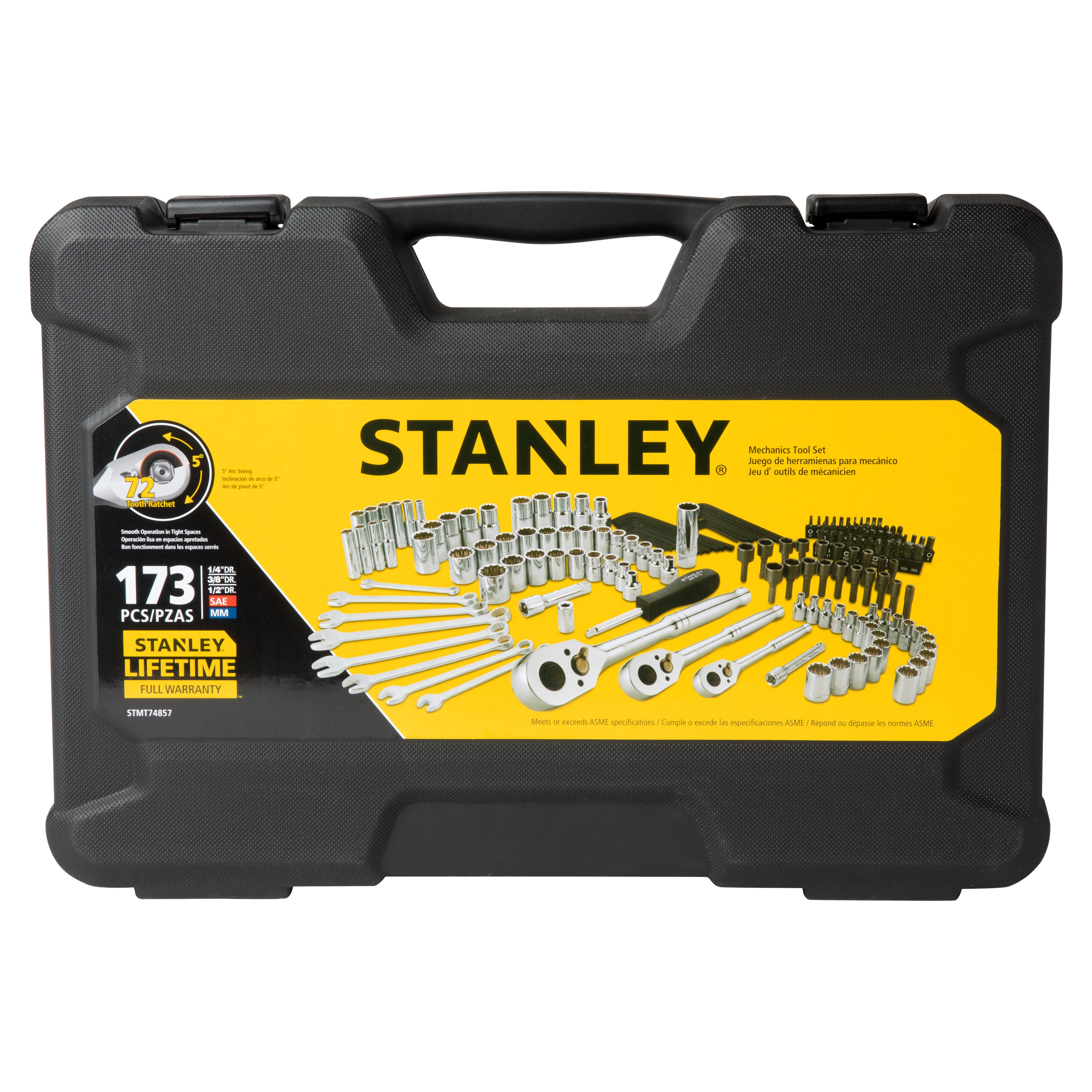 Stanley Tools - 173 pc Mechanics Tool Set - STMT74857