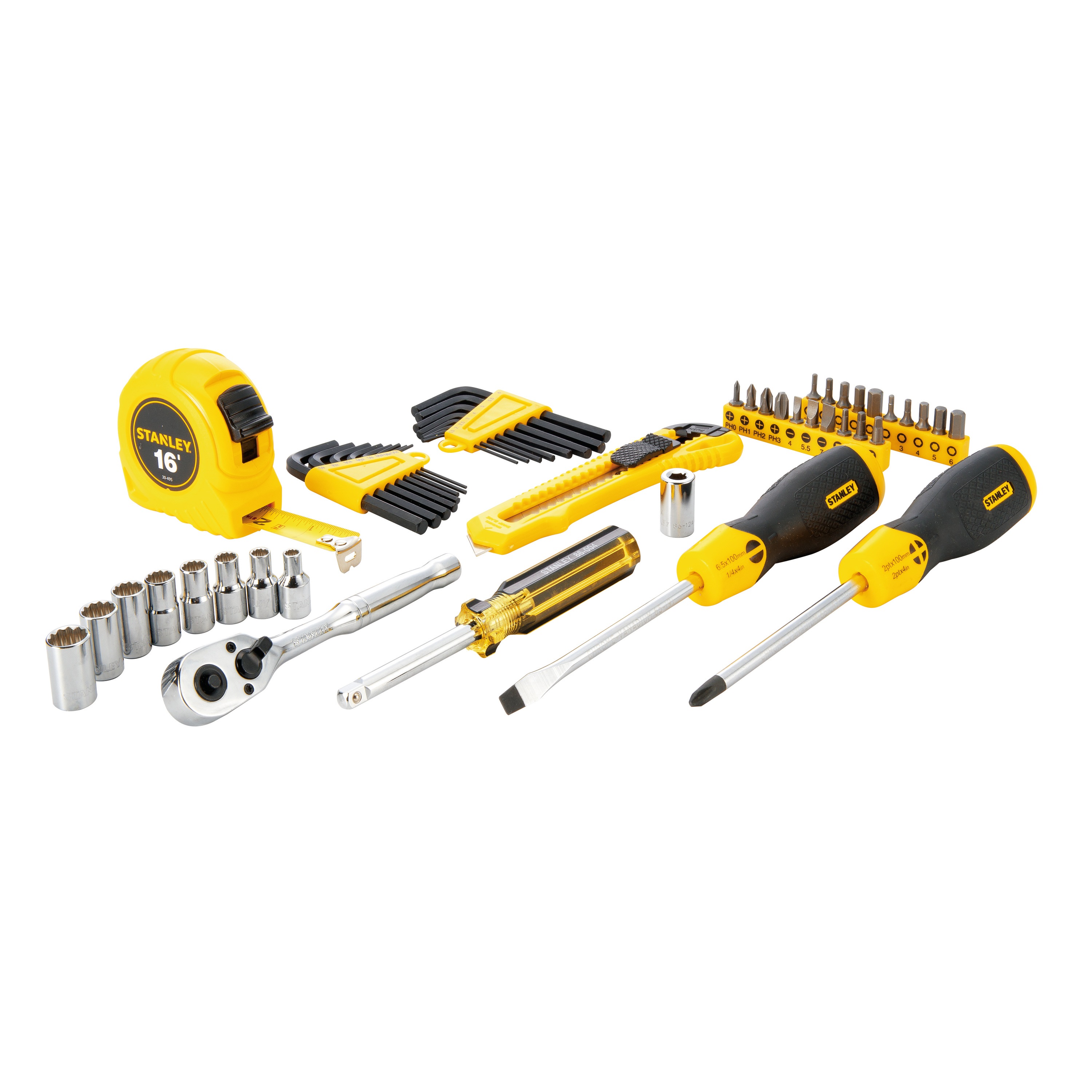 Stanley Tools - 51 pc Mixed Tool Set - STMT74864
