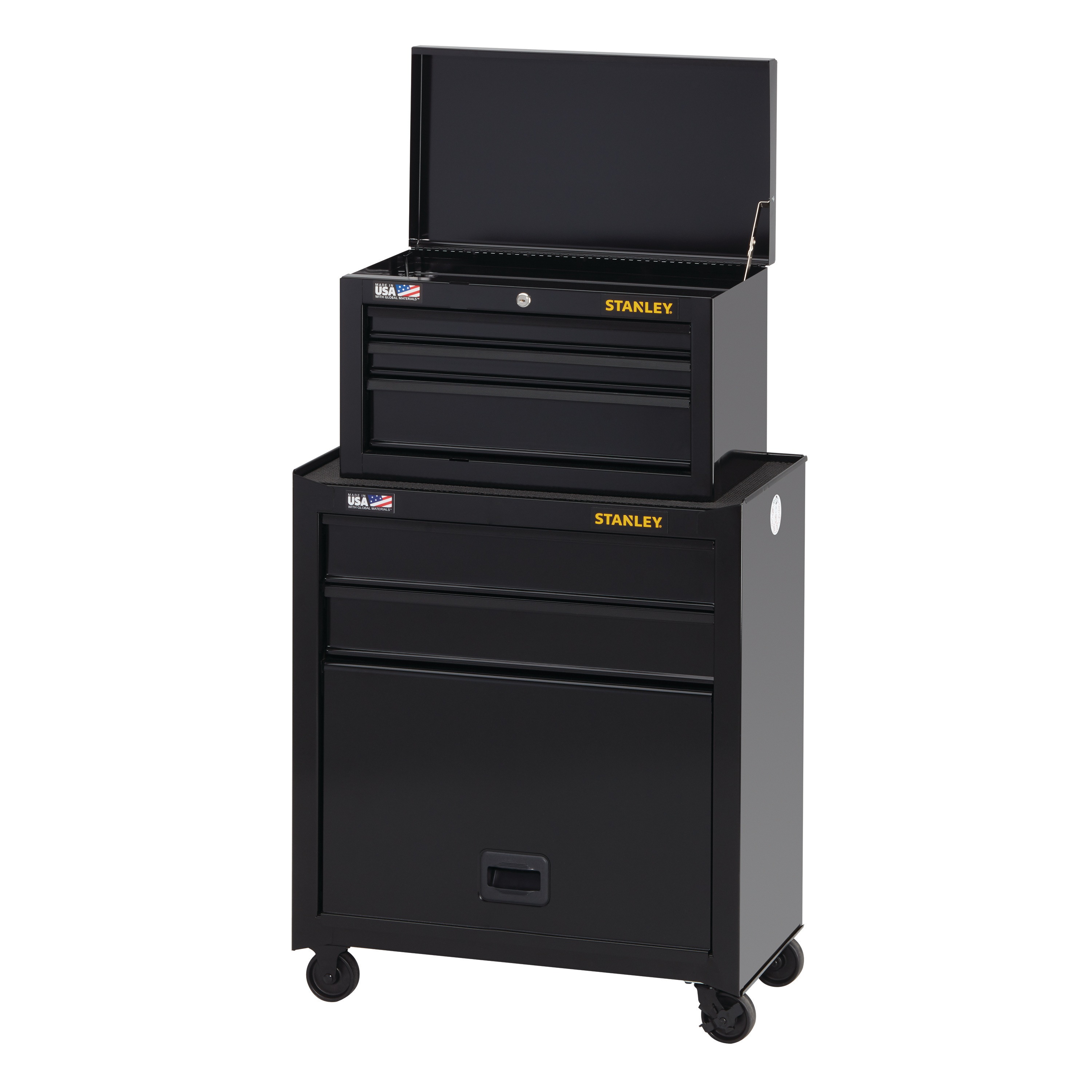 Stanley Tools - 100 Series 26 in W 5Drawer Tool Chest  Cabinet - STST22656BK