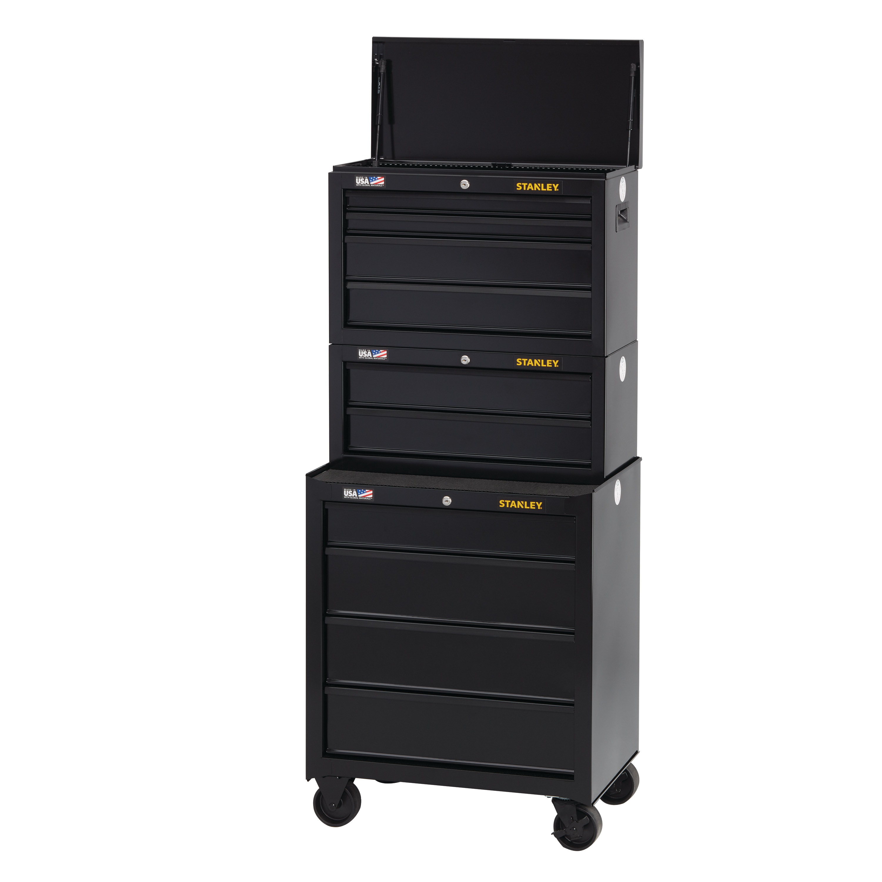 Stanley Tools - 100 Series 26 in W 4Drawer Rolling Tool Cabinet - STST22742BK