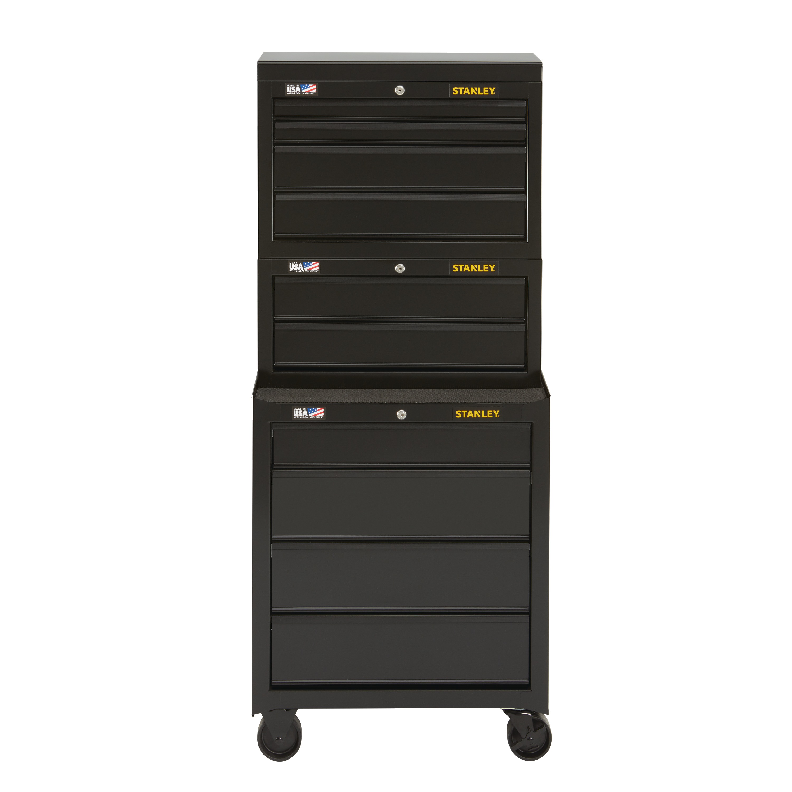 Stanley Tools - 100 Series 26 in W 4Drawer Rolling Tool Cabinet - STST22742BK