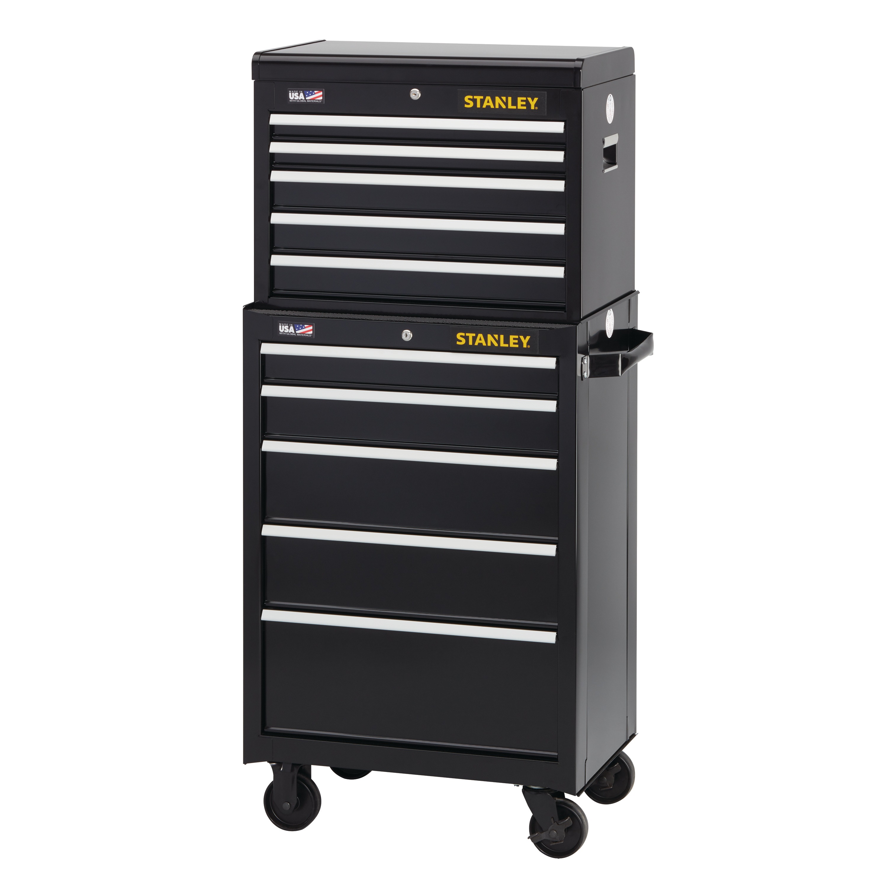 Stanley Tools - 300 Series 26 in W 3 5Drawer Rolling Tool Cabinet - STST22753BK