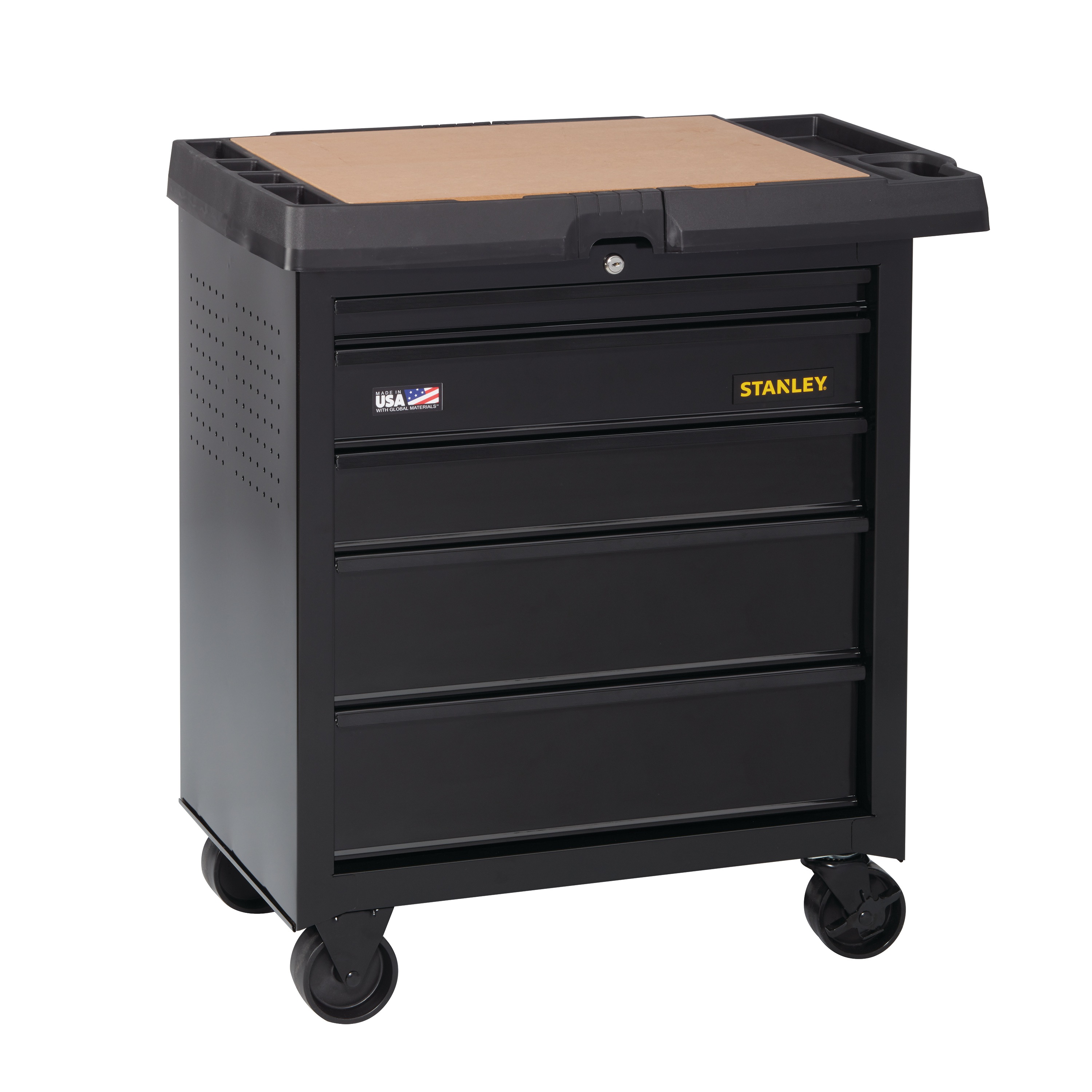 Stanley Tools - 100 Series 31 in W 5Drawer Mobile Workbench - STST23151BK