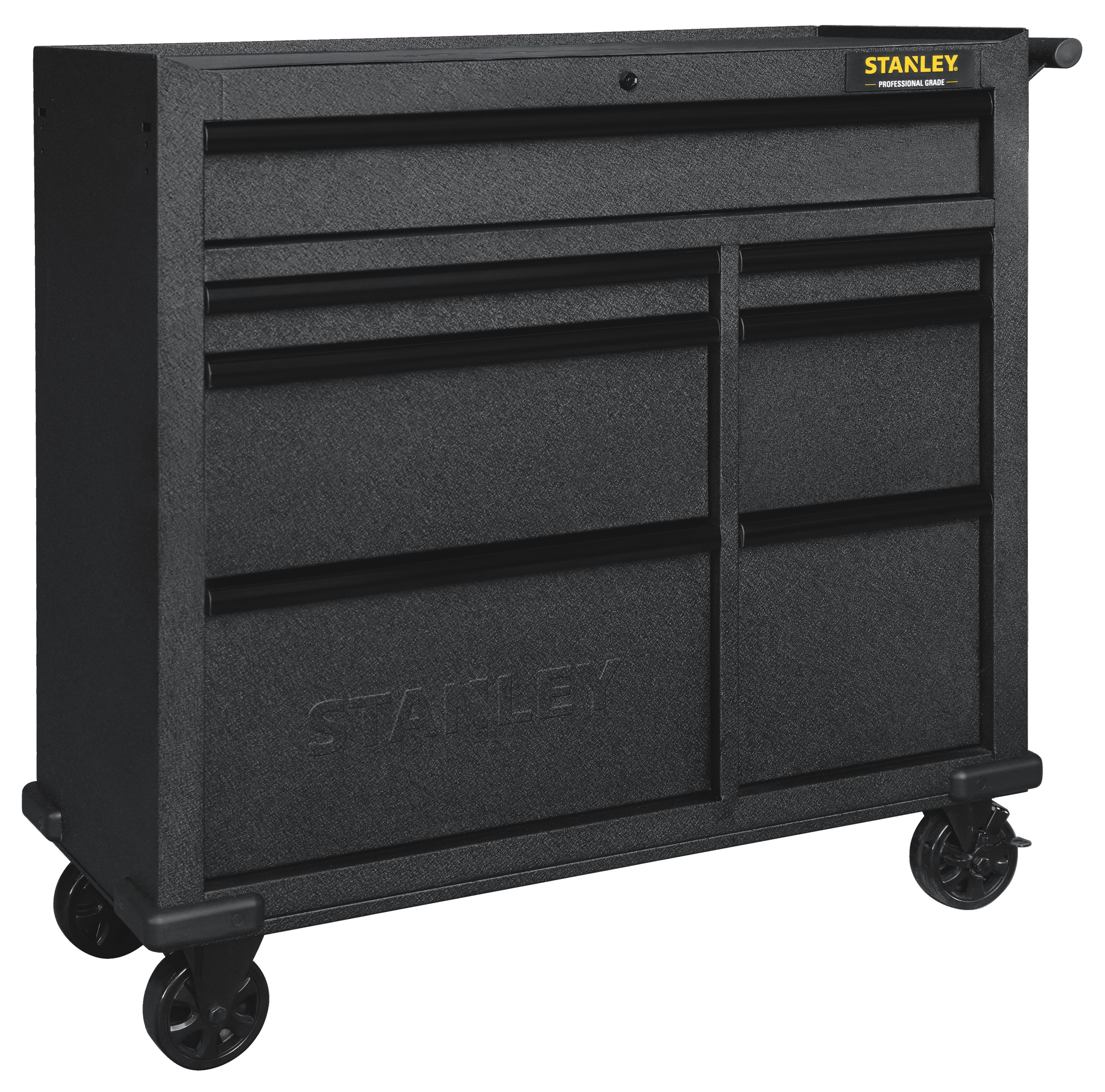 Stanley Tools - 7Drawer Professional Grade Rolling Metal Tool Cabinet - STST24171BK