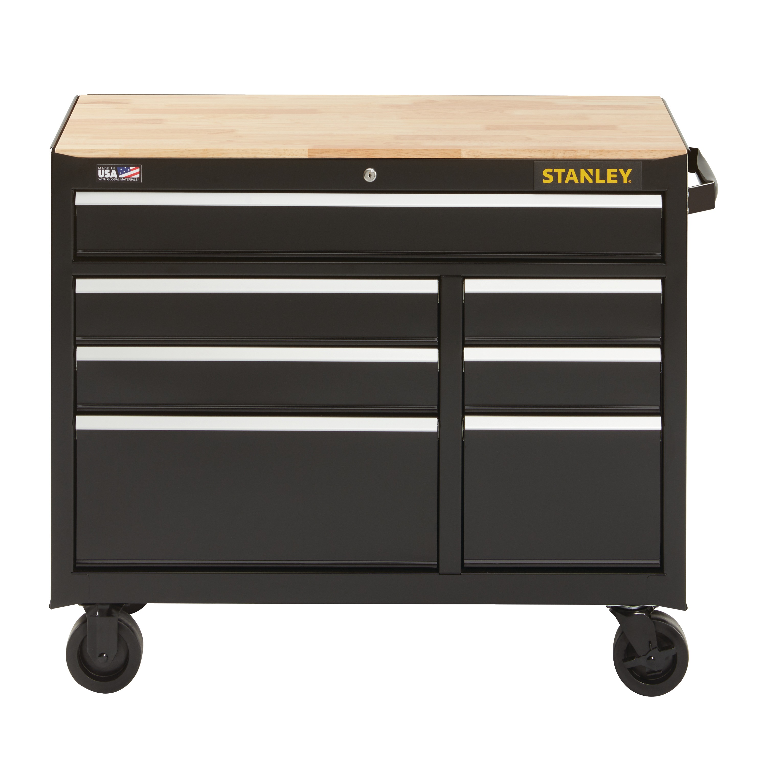 Stanley Tools - 300 Series 41 in W 7Drawer Mobile Workbench - STST24174BK
