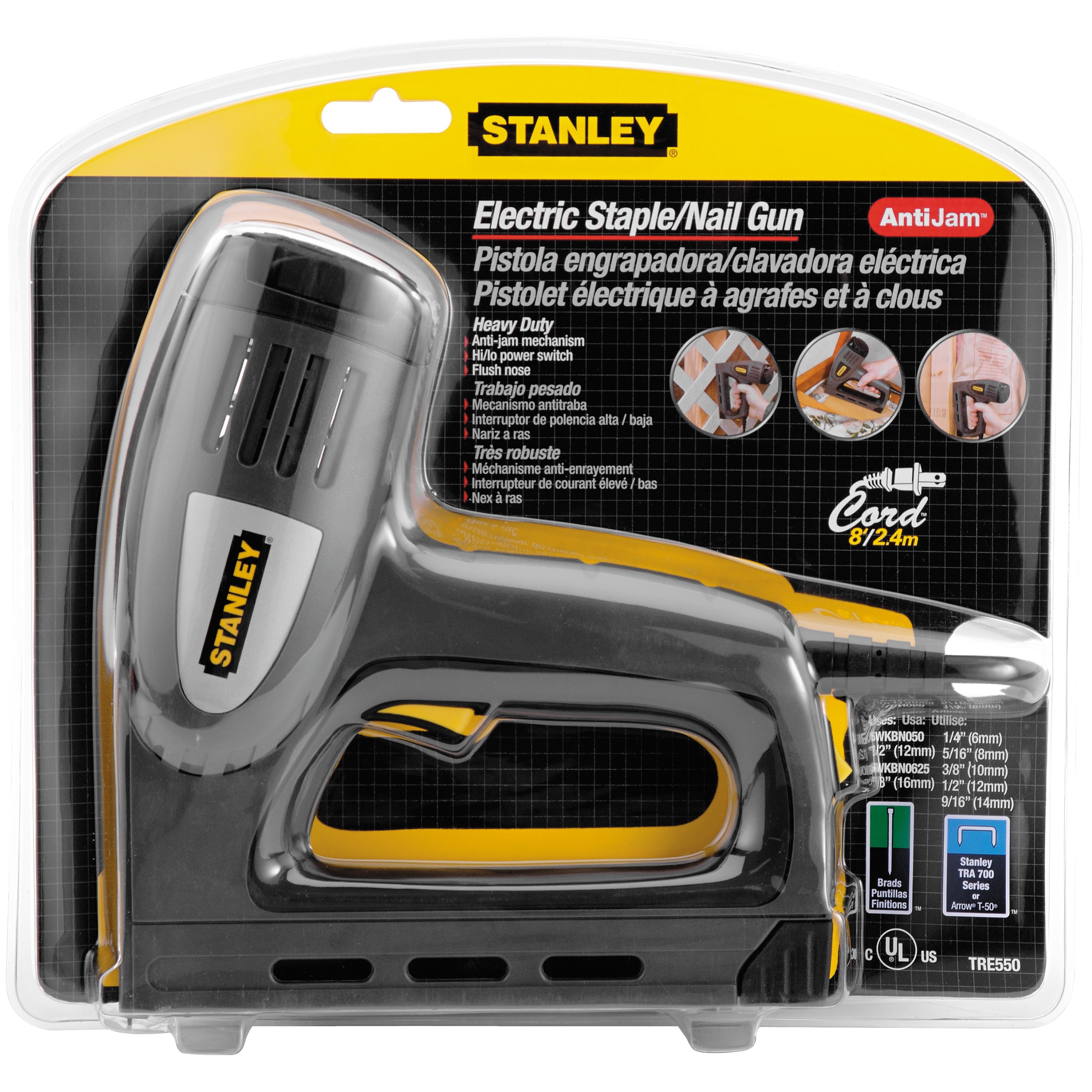 Stanley Tools - Electric StapleBrad Nail Gun - TRE550
