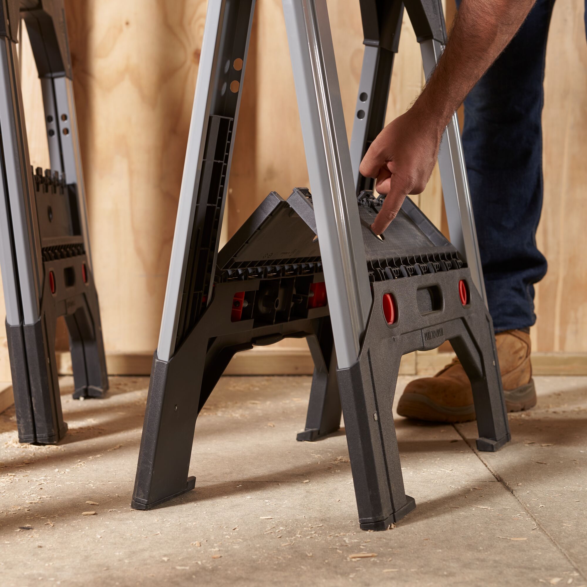 Stanley fatmax cheap folding sawhorse