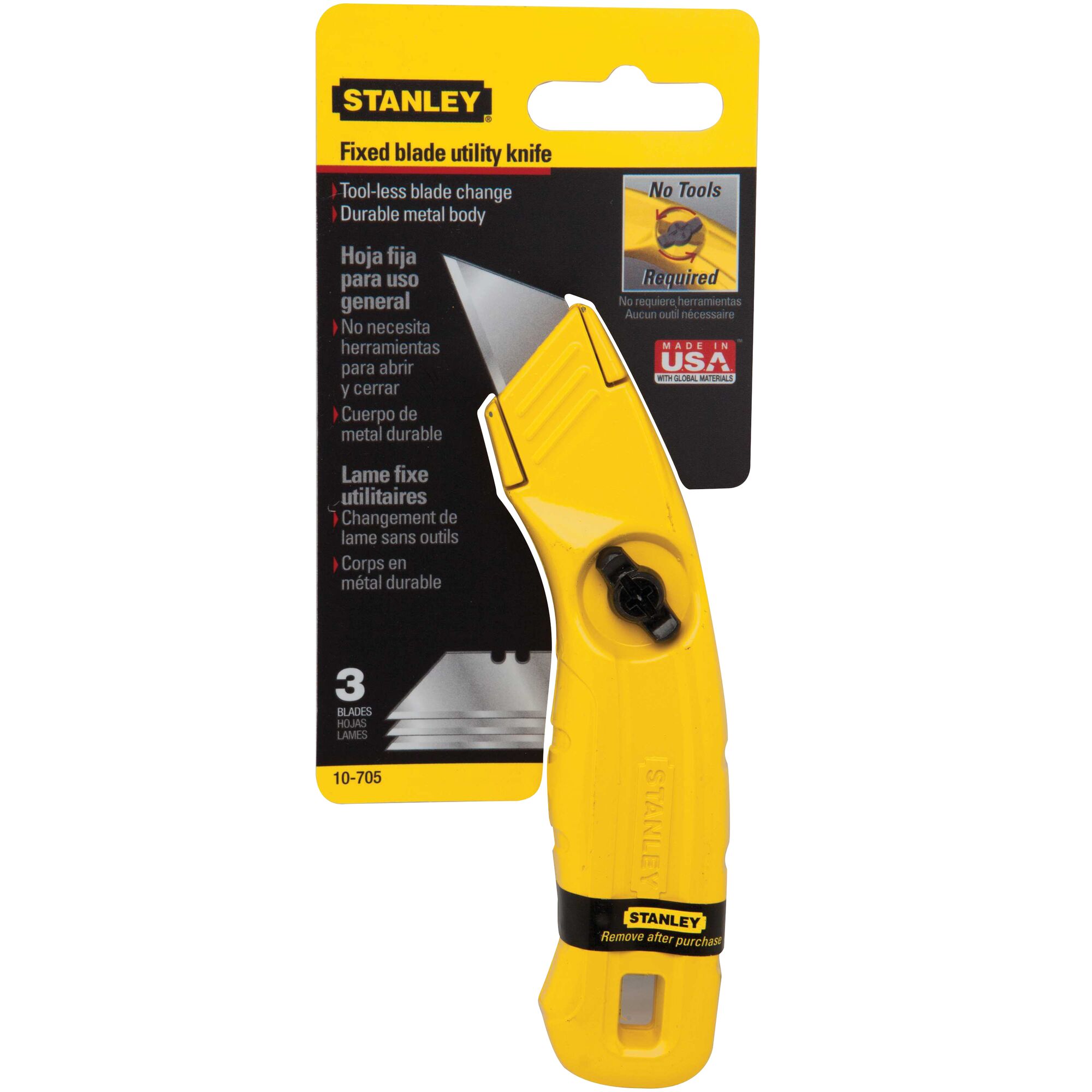 Stanley fixed blade clearance utility knife