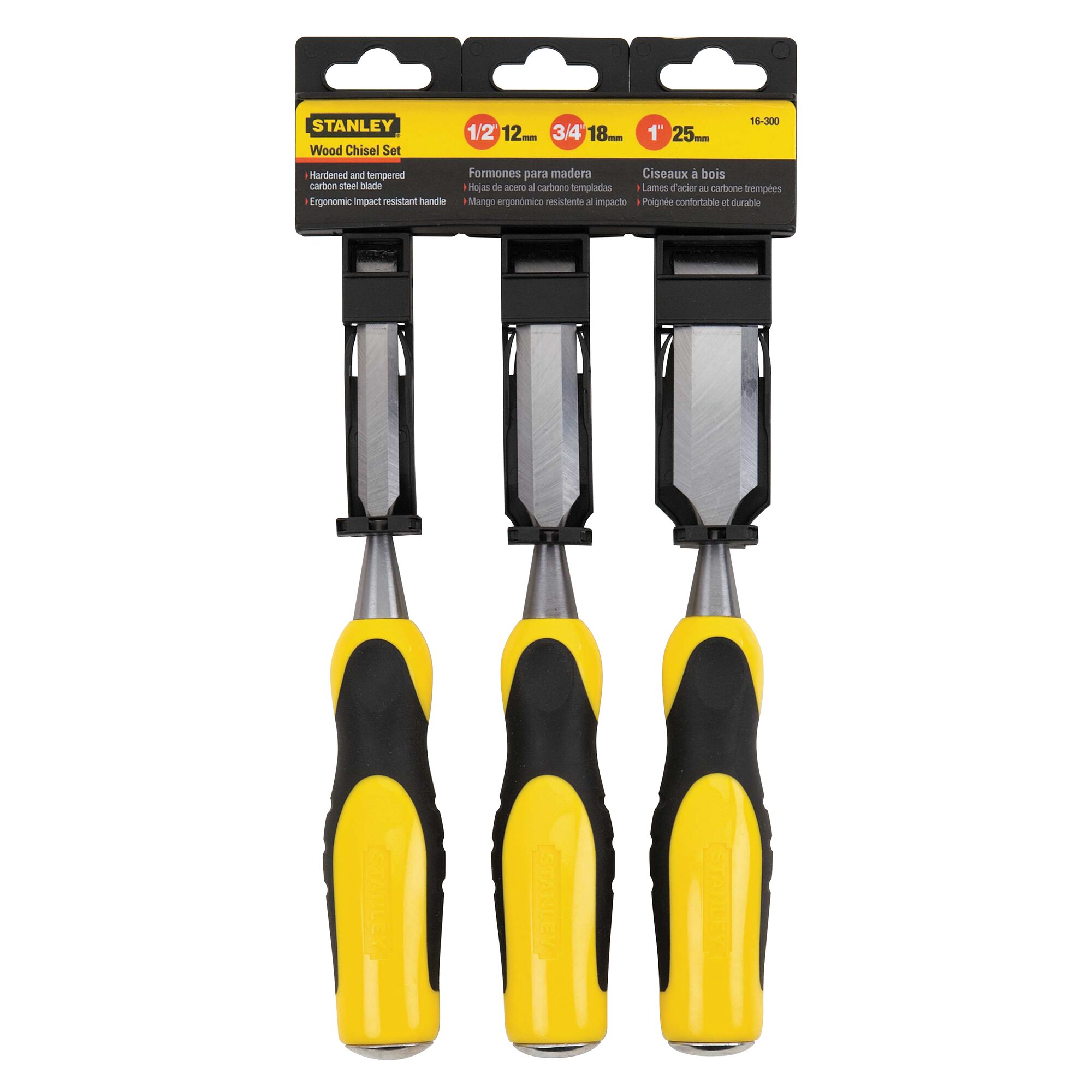 Stanley 3 piece chisel on sale set