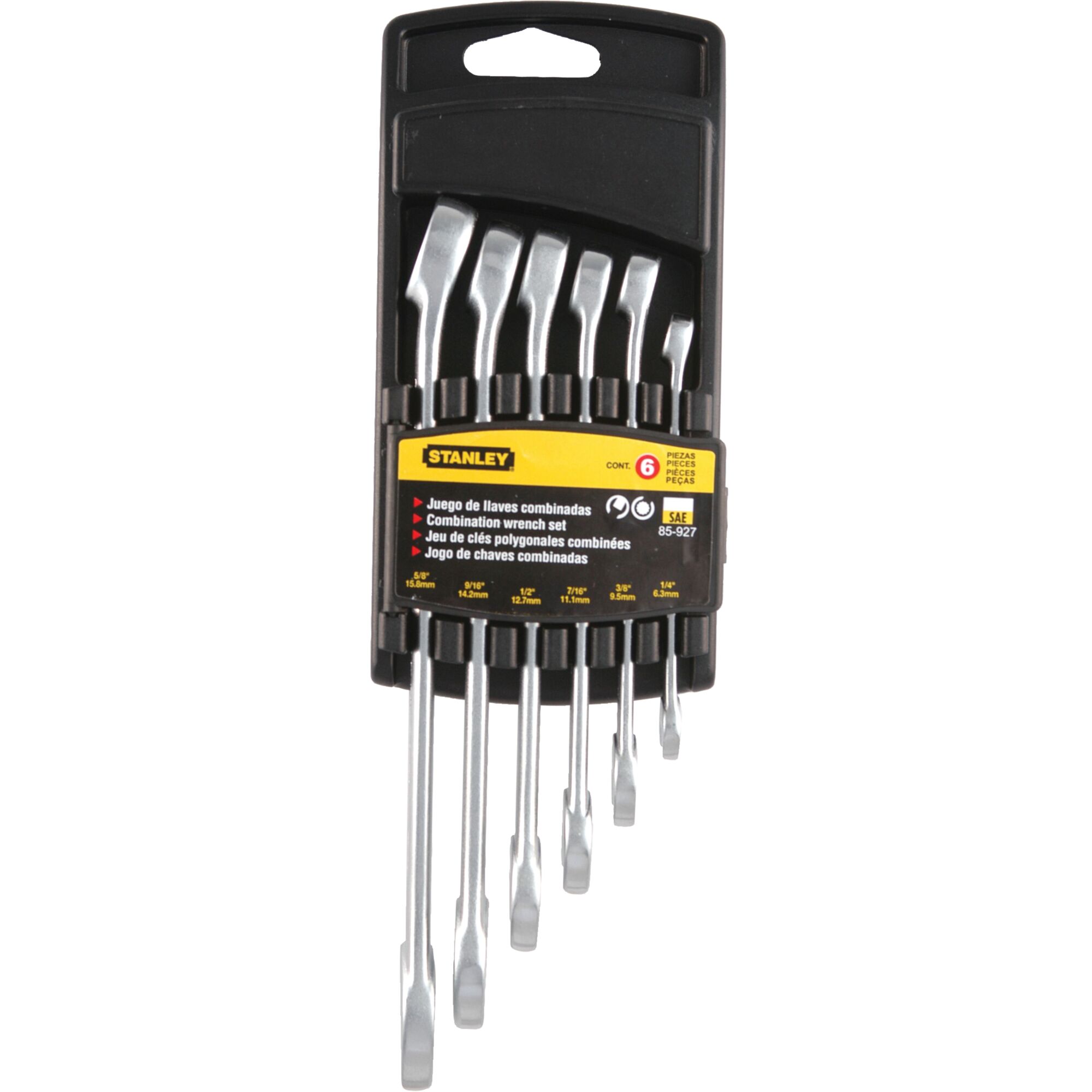 Combination Wrench Set SAE 6 pc STANLEY