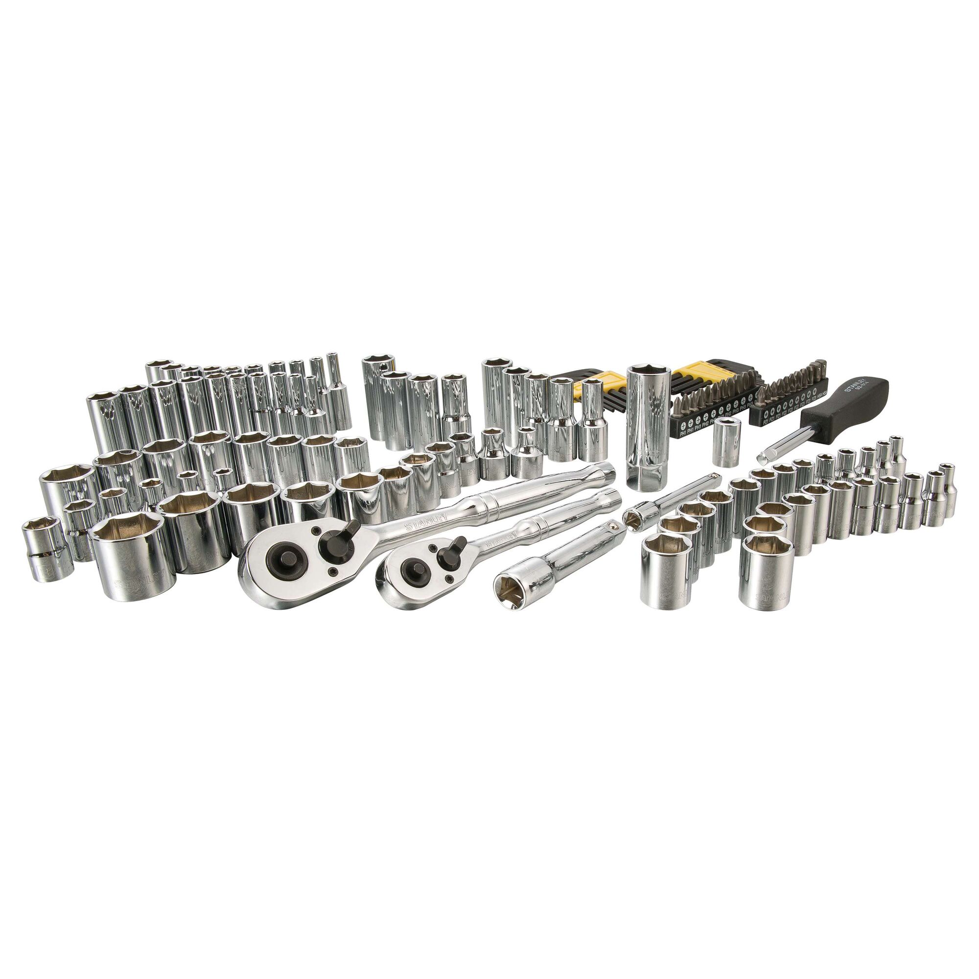 1/4 in & 3/8 in Drive Mechanic Tool Set (123 pc) | STANLEY