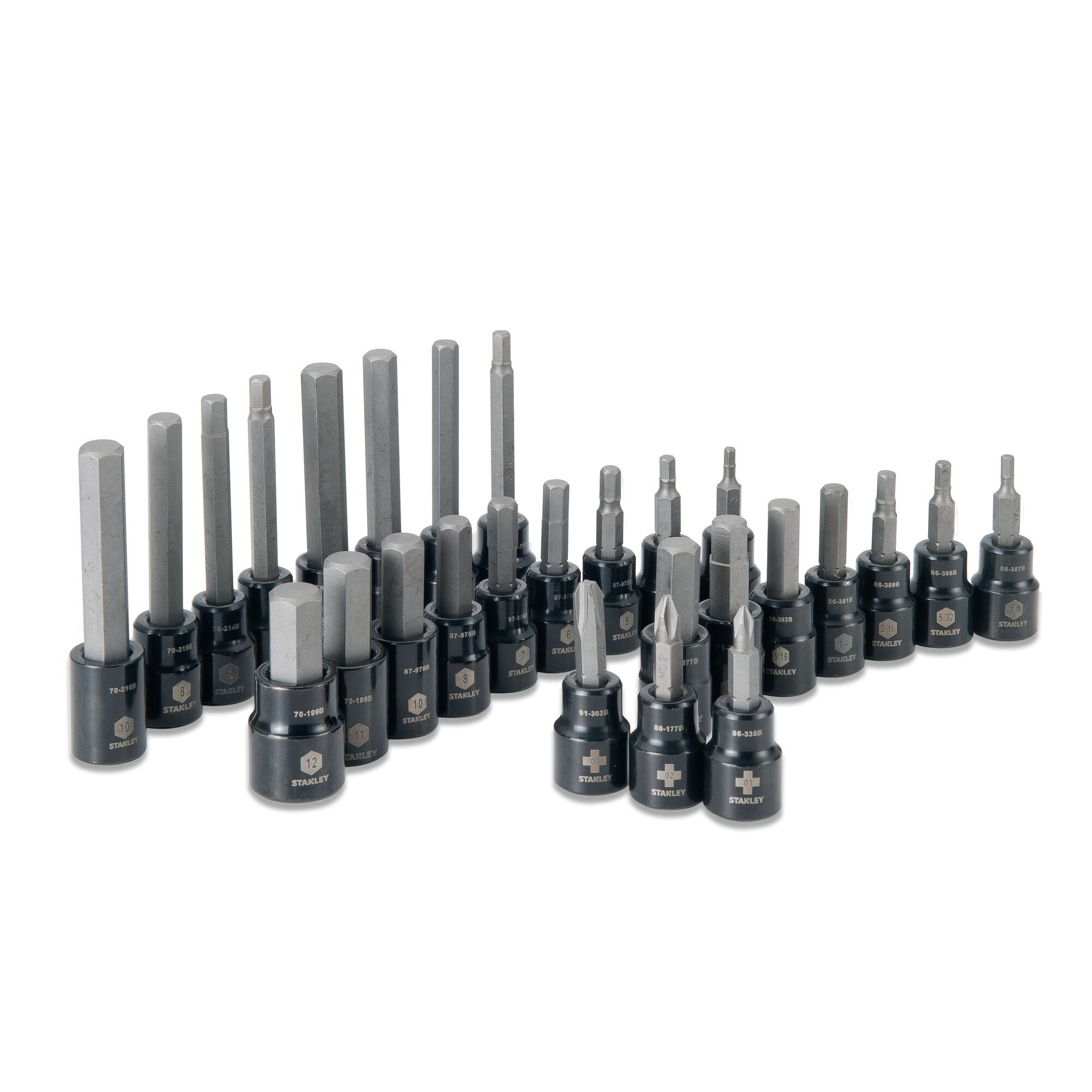 Professional Grade™ Black Chrome Torx Bit Socket Set (26 Pc) | STANLEY