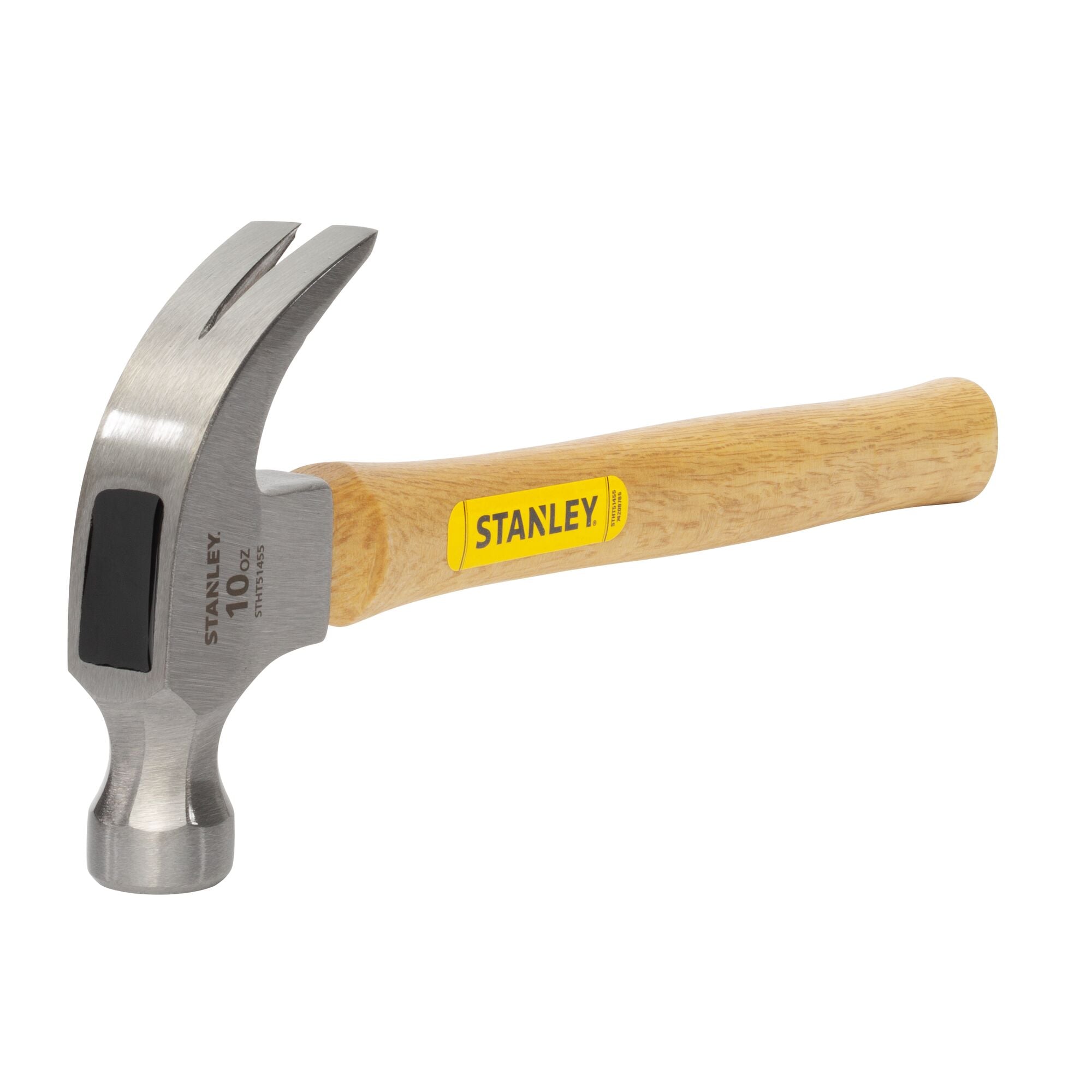 10 oz Curved Claw Wood Handle Hammer STANLEY