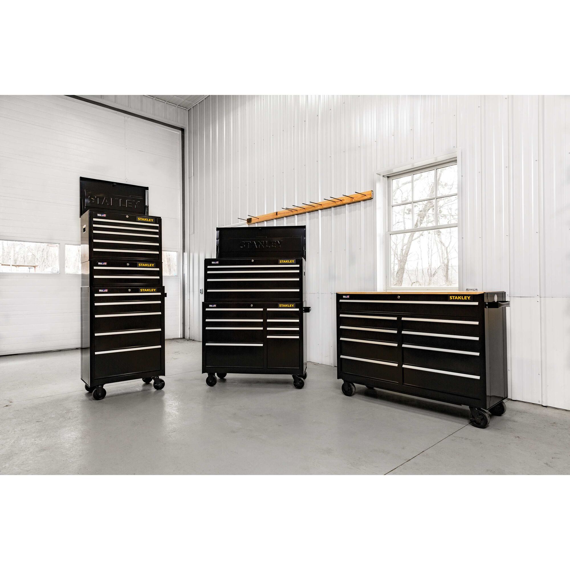 300 Series 26 in W 2 Drawer Middle Tool Chest STANLEY