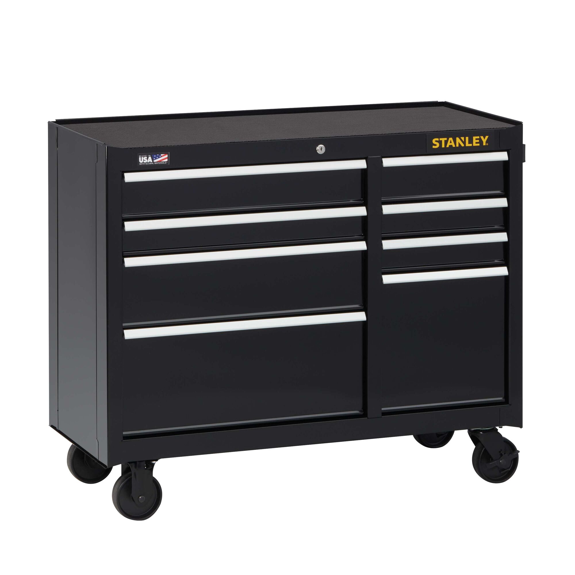 300 Series 41 in W 8 Drawer Rolling Tool Cabinet STANLEY